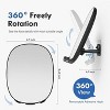 COSMIRROR Fogless Shower Mirror for Shaving with 2 Razor Holders,No-Drilling,360° Rotation, Shatterproof & Waterproof - 2 of 4