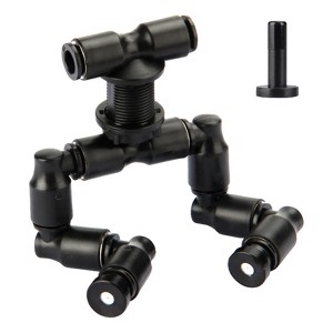 Ycxydr T Double Reptile Mister Nozzles - 1/4'' Fine Mist Fogger for Terrarium, Paludarium, Vivarium, Plants, Amphibians, Tank - 1 of 4