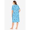 Dreams & Co. Plus Size Print Sleepshirt - 3 of 4