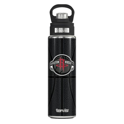 NBA Houston Rockets 24oz Leather Wide Mouth Water Bottle