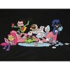 Teen Titans Go Superhero Team Relaxing Men's Black Sweatshirt - 2 of 2