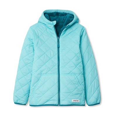 Lands' End Kids Reversible Water Resistant High Pile Insulated Jacket