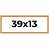 PosterPalooza | 39x13 Wood Antique Frame with UV Acrylic, 4 Finishes: Bronze, Gold, Silver, and Black - 2 of 4