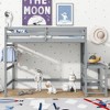 NicBex Twin Size Loft Bed Wooden Bed Frame with Platform, Ladder and Full Length Guardrail, No Box Spring Required, Space saving - 2 of 4