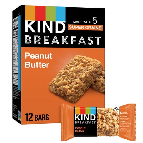 Kind Breakfast Peanut Butter Bars - 6ct : Target