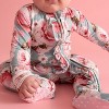 Infant Briana Footie Ruffled Zippered One Piece - Posh Peanut - 3 of 4