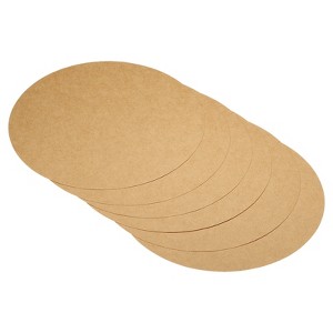 Unique Bargains Blank Arts Crafts DIY Painting Round Kraft Paper 20 Pcs - 1 of 4