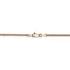 Black Bow Jewelry 1.4mm, 14k Rose Gold, Diamond Cut Solid Spiga Chain Necklace - 4 of 4