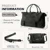 MaseiKar Travel Duffle Bag, Waterproof Weekender Bag Carry On Tote Bags for Women, Travel Essentials Sport Gym Bag for Men, Bag for Labor and Delivery - 4 of 4