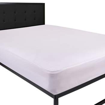 Flash Furniture Capri Comfortable Sleep Premium Fitted 100% Waterproof-Hypoallergenic Vinyl Free Mattress Protector - Breathable Fabric Surface, Queen
