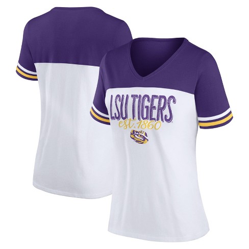 lsu v neck t shirts