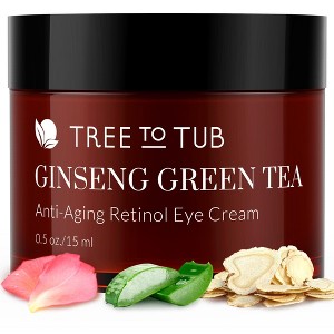 Tree To Tub Retinol Under Eye Cream for Dark Circles, Wrinkles, Bags Under Eyes - Sensitive Skin Eye Moisturizer for Women & Men w/ Hyaluronic Acid - 1 of 4