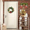 Acekool 2ft Mini Holiday Tree - Pre-Lit with Colorful Lights & Natural Decor - 2 of 4