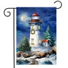 Briarwood Lane Winter Garden Flag 12x18 For Outdoor Wonderland Lighthouse For Winter Garden Flag Flags For Outside - 2 of 4