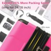 FonTOI Carry on Luggage Sets 3 Piece with Double Spinner, 20/24/28 Inch Expandable Travel luggage Set, Rose Red, 11.6"*29.5"*18.5" - 4 of 4