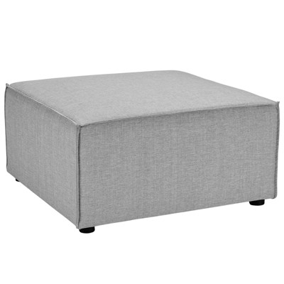 Modway Saybrook Outdoor Patio Upholstered Sectional Sofa Ottoman