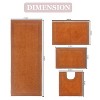 Home Weavers Luxury Collection 100% Cotton Tufted Bathroom Rug Set, Non-Slip Latex Bath Rug Set - 3 of 4