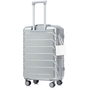 ORRD 28 Inch ABS Hard Shell Large Luggage, Checked Suitcase with 4 ...