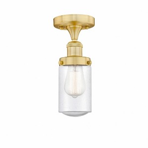 Dover - 1 Light Semi-Flush Mount In Industrial Style-8.25 Inches Tall and 6.5 Inches Wide - 1 of 1