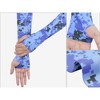 INSPIRE CHIC Women's Sun Protection Cooling Arm Stretch Sleeves Gloves with Thumb Hole 1Pair - 3 of 4