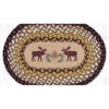 Earth Rugs Rustic Dining Table Placemat 13"x19" Oval Moose and Pinecone Pattern - 2 of 3