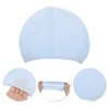 Unique Bargains Silicone Waterproof Water Drops Embossed Swim Cap 1 Pc - 3 of 4