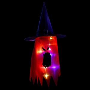 MyKids-USA Halloween Colorful Glowing Wizard Hats Decorative Accessory - 1 of 4