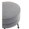Manhattan Comfort Set of 2 Bailey Woven Polyester Blend Upholstered Ottoman - 4 of 4