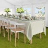 Heavy Duty Outdoor Party Tent w/ Removable Sidewalls, Large White Wedding/Event Canopy w/ Steel Frame - 4 of 4