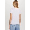 Women's Short Sleeve Organic V-neck Top - GOLDIE - 2 of 2