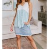 Women's Whoopsie Daisy Floral Peplum Tank - Lovely Melody - 2 of 4