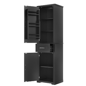 Rbied 20.00 in. W x 15.80 in. D x 72.10 in. H Bathroom Storage Cabine Linen Cabinet with Adjustable Shelf - 1 of 4