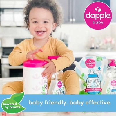 Dapple Baby Unscented Baby Pacifier Cleaning Wipes - 120ct: Plastic Bag Wipes for Breast Pumps & Accessories