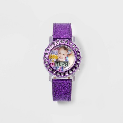 Girls' Nickelodeon JoJo Siwa Watch Bracelet Set - Purple