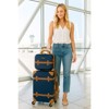 World Traveler Gatsby Luxury Trunk 2-Piece Spinner Carry-On Luggage Set - 2 of 4