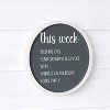 Emma and Oliver Round Wall Mounted Magnetic Chalkboards with Eraser and Chalk, Set of 2 - 4 of 4