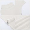 Womens Sleeveless Pullover Sweater Turtleneck Sweater Knt Tank Tops - 4 of 4