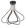 Elegant Lighting Dahlia 3 light in White Flush mount - 2 of 4