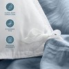 Washed Duvet Cover & Sham Set - Extra Soft, Easy Care by Bare Home, Comforter Not Included - 2 of 4