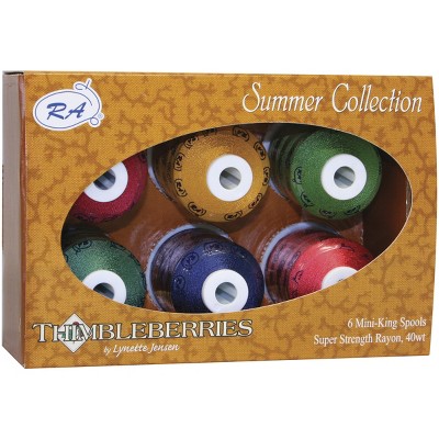 Thimbleberries Rayon Thread Collection 1,100yd 6/Pkg-Summer