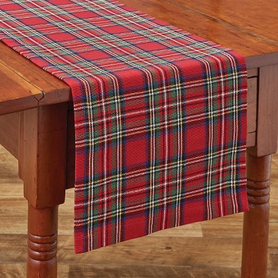 Park Designs Regal Tartan Table Runner - 36''L - Red
