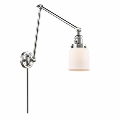 Bell - 1 Light Swing Arm Wall Sconce In Industrial Style-30 Inches Tall and 8 Inches Wide