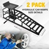 Hydraulic Car Ramps 6T/12000 lbs, Lift Ramps for Truck and Trailer Vehicle - 3 of 4