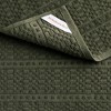 KITCHENAID� Evergreen Design Series Heavyweight Textured Oversized Kitchen Towels 3-Pack, Absorbent 100% Cotton, Dual-Purpose, Forest Green, 18"x28" - 2 of 4