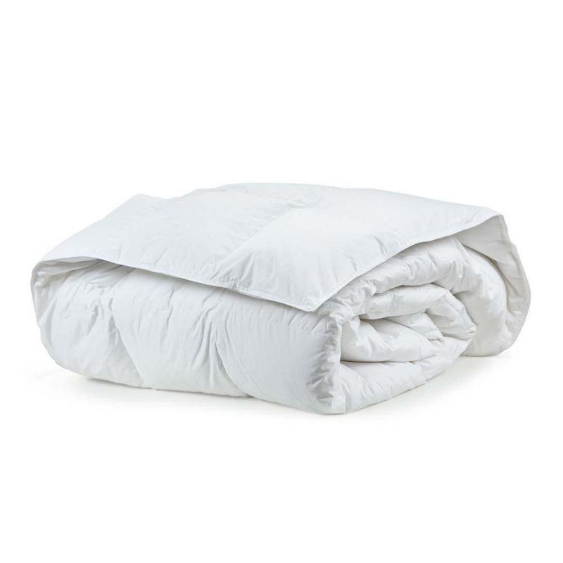 Lincove Move-in Bundle - White Down Comforter and Set of Two White Down Pillows - 625 Fill Power, 500 Thread Count Cotton Shell, 2 of 7