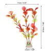 Unique Bargains Plastic Artificial Water Plants Aquarium Decorations Red 7.68" Heigh 1 Pc - 4 of 4