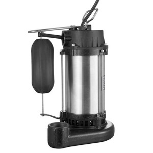 VEVOR Submersible Sewage Pump, 1HP 5770GPH, Cast Iron Sewage Water Pump with 34 ft Lift 10 ft Power Cord and Automatic Float Switch - 1 of 4