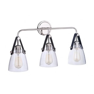 Craftmade Lighting Hagen 3 - Light Vanity in  Polished Nickel - 1 of 2