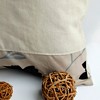 Slickblue Decorative Linen Throw Pillow - Stylish Patchwork Floor Cushion, 19.7"x19.7", 8 Design Options - 2 of 4
