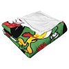 Warner Bros. Looney Tunes Holiday Dreamers Silk Touch Throw Blanket 50x60 Inches - 4 of 4